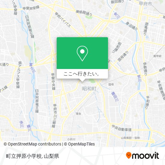 町立押原小学校地図