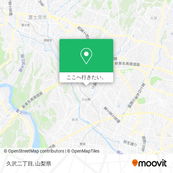 久沢二丁目地図