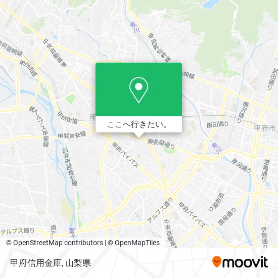 甲府信用金庫地図