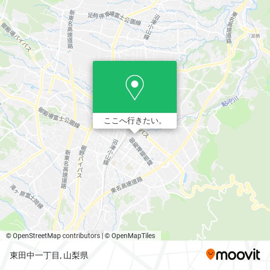 東田中一丁目地図