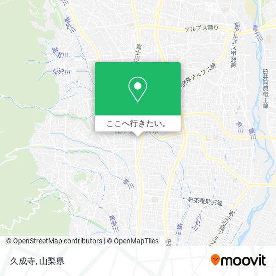 久成寺地図
