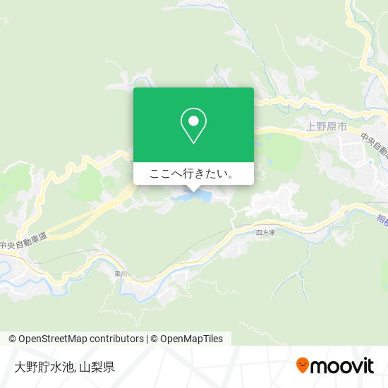 大野貯水池地図