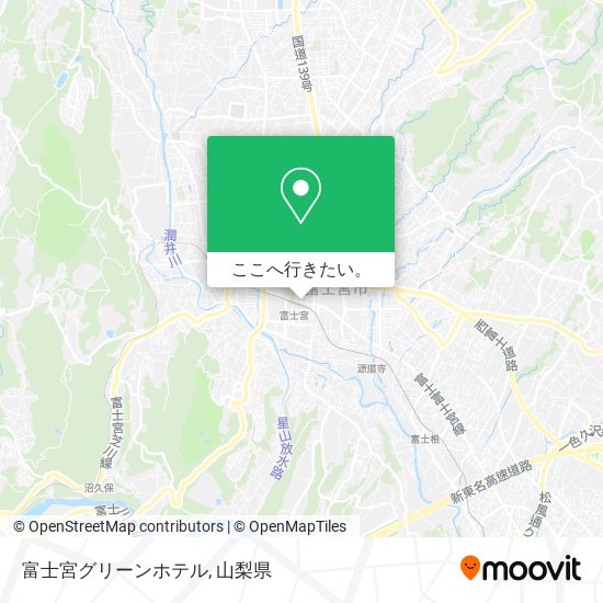 富士宮グリーンホテル地図