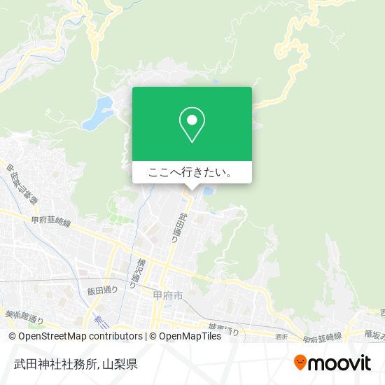 武田神社社務所地図