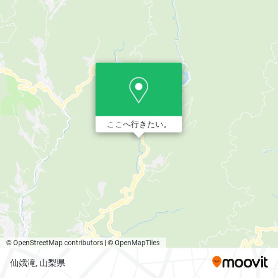 仙娥滝地図