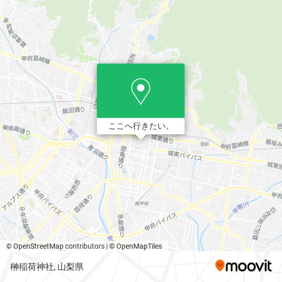榊稲荷神社地図