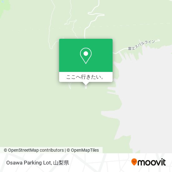 Osawa Parking Lot地図