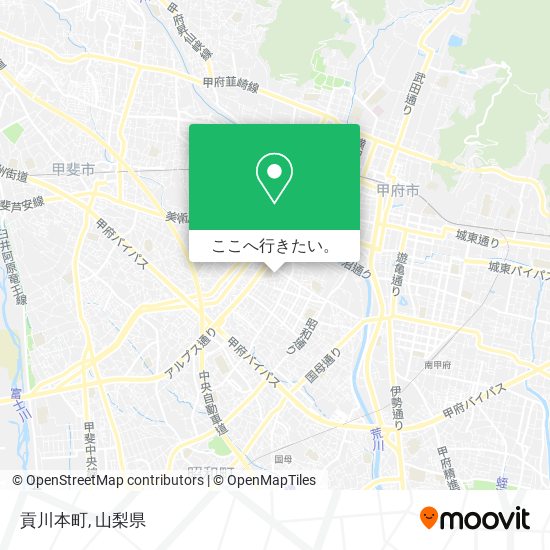 貢川本町地図