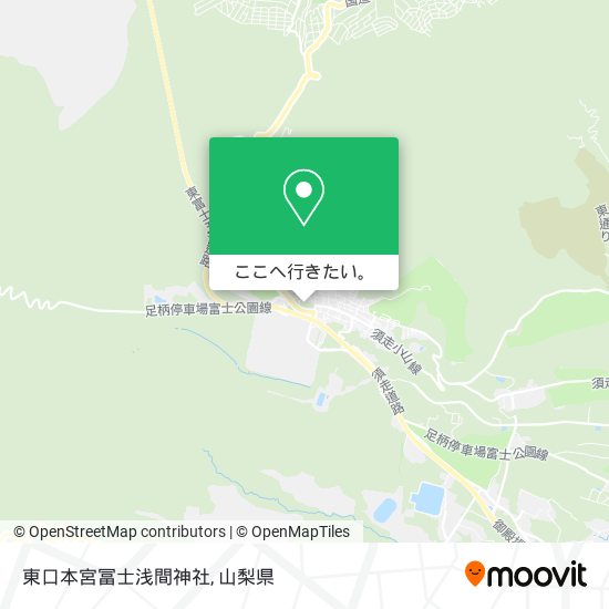 東口本宮冨士浅間神社地図