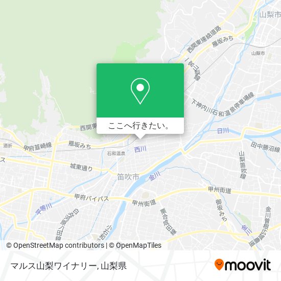 マルス山梨ワイナリー地図