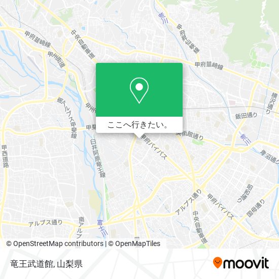 竜王武道館地図