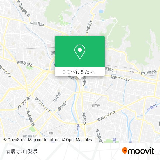春慶寺地図