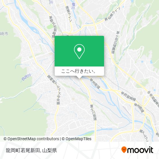 龍岡町若尾新田地図