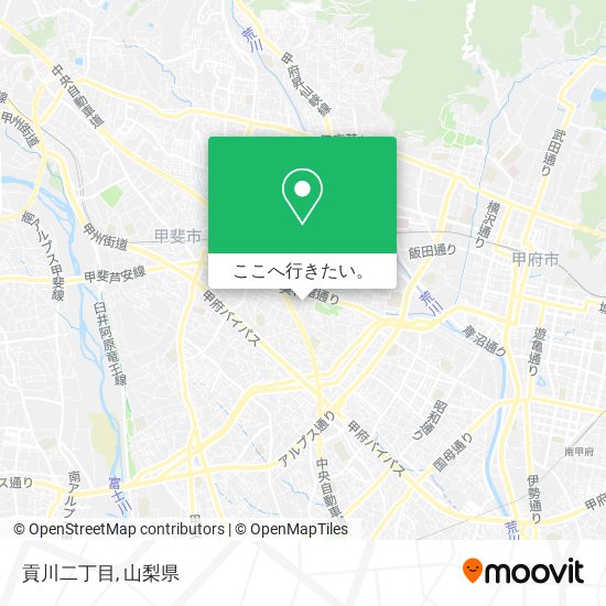 貢川二丁目地図