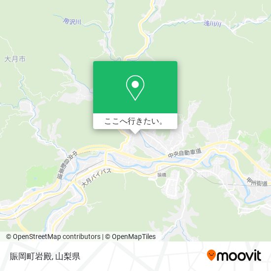 賑岡町岩殿地図