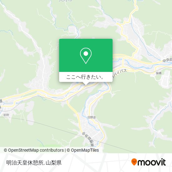 明治天皇休憩所地図