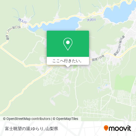 富士眺望の湯;ゆらり地図