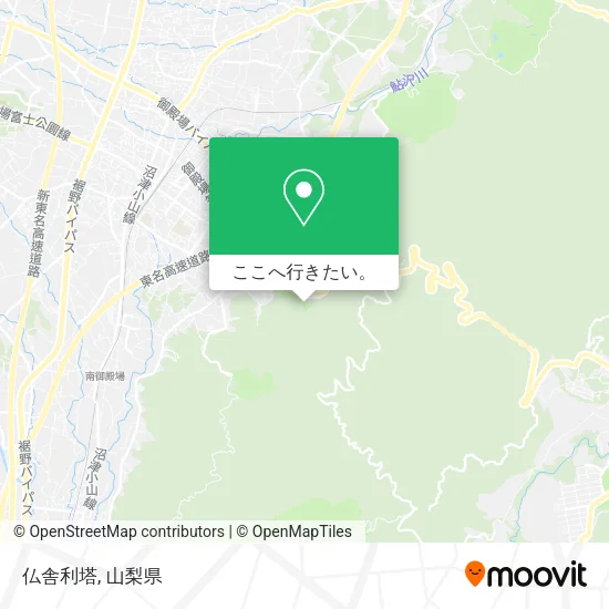 仏舎利塔地図