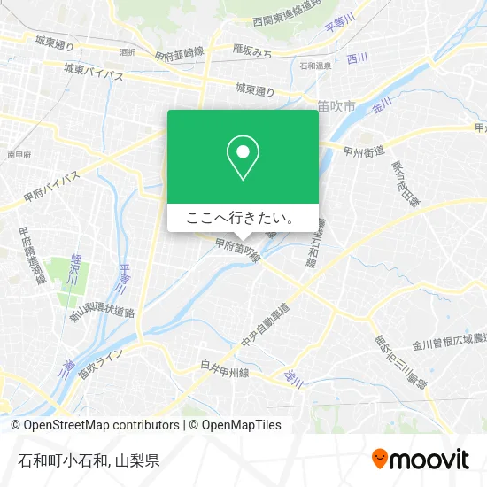 石和町小石和地図