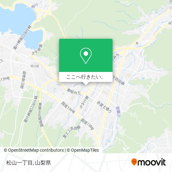 松山一丁目地図