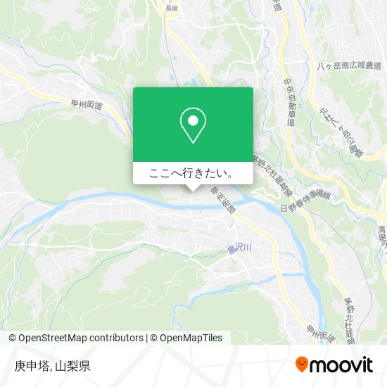 庚申塔地図