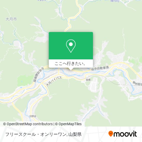 フリースクール・オンリーワン地図