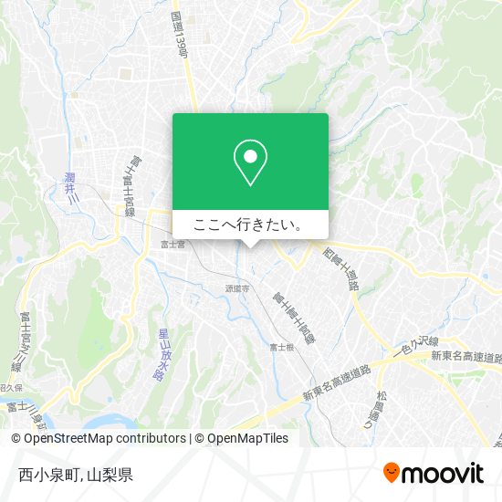 西小泉町地図