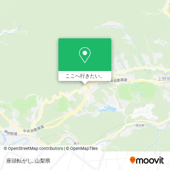 座頭転がし地図