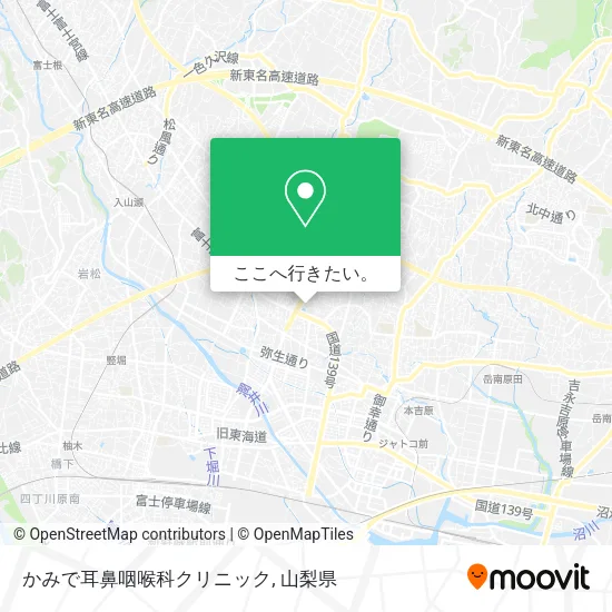 かみで耳鼻咽喉科クリニック地図