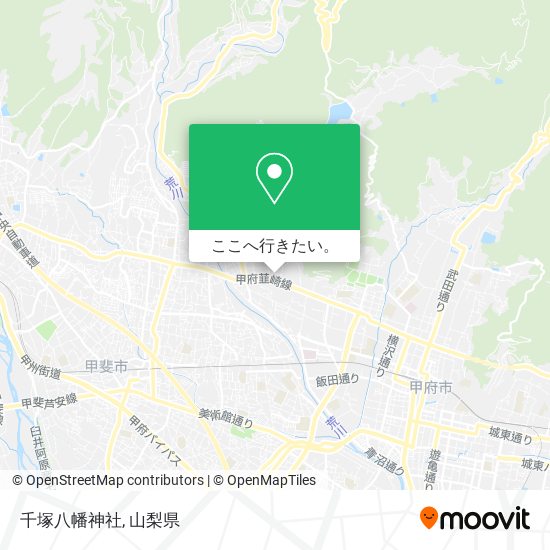 千塚八幡神社地図