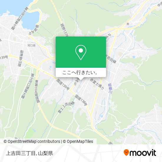 上吉田三丁目地図