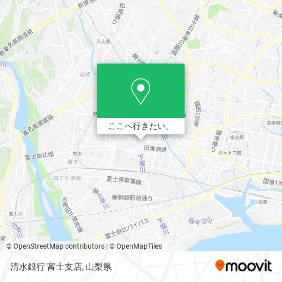 清水銀行 富士支店地図