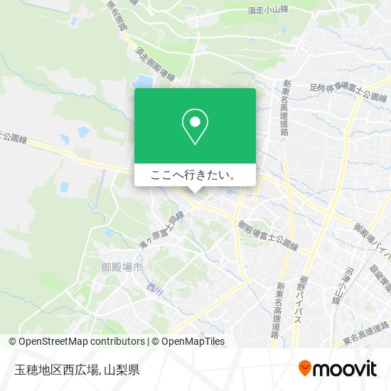 玉穂地区西広場地図