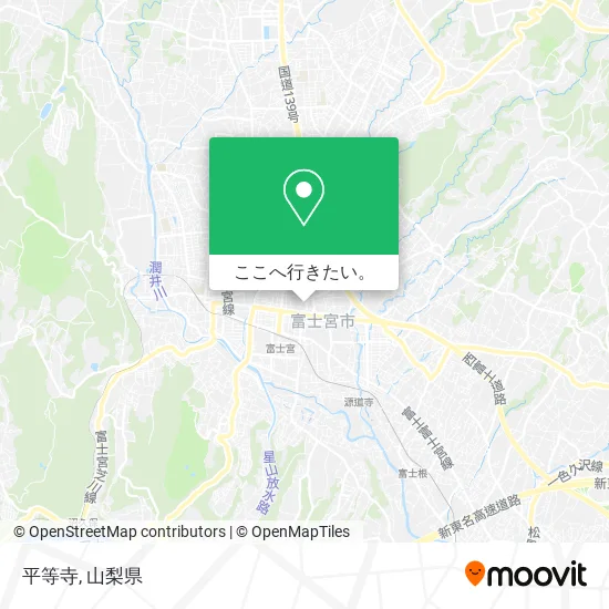 平等寺地図