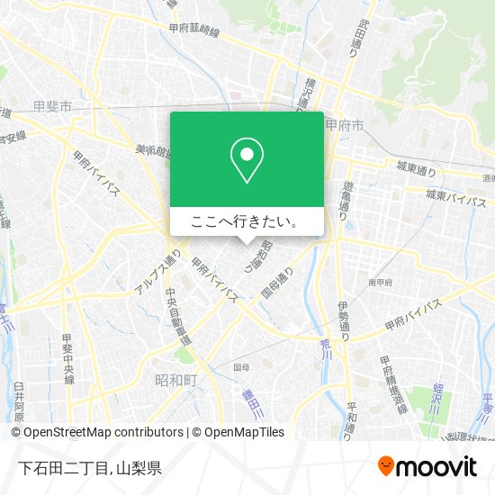 下石田二丁目地図