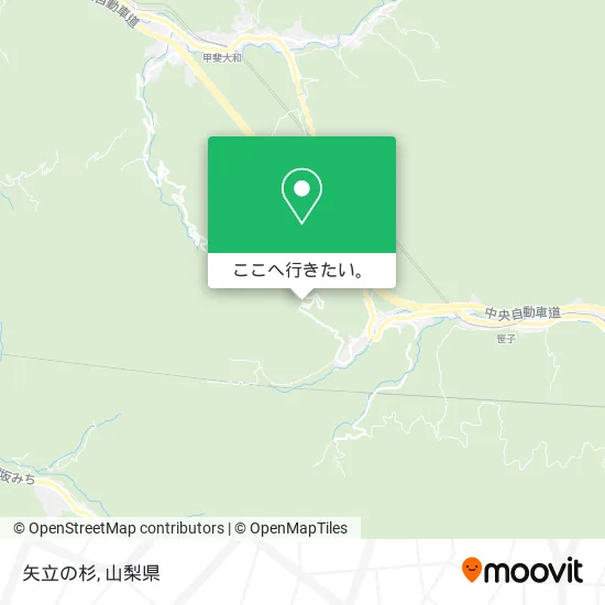 矢立の杉地図