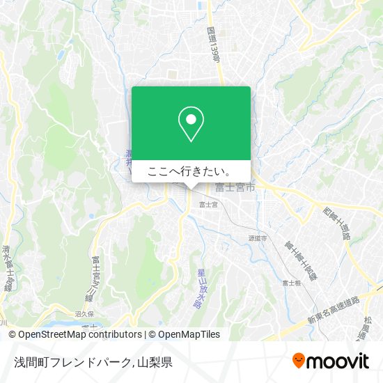 浅間町フレンドパーク地図
