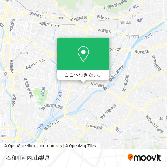 石和町河内地図
