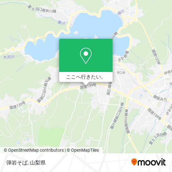 弾岩そば地図