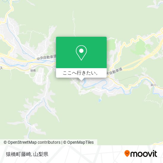 猿橋町藤崎地図