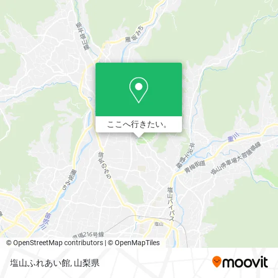 塩山ふれあい館地図