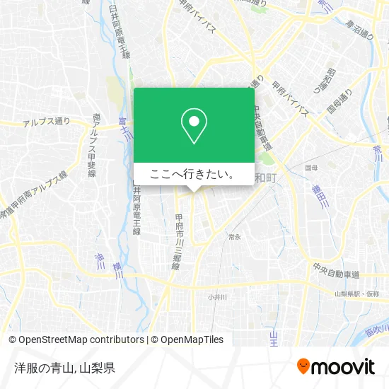 洋服の青山地図