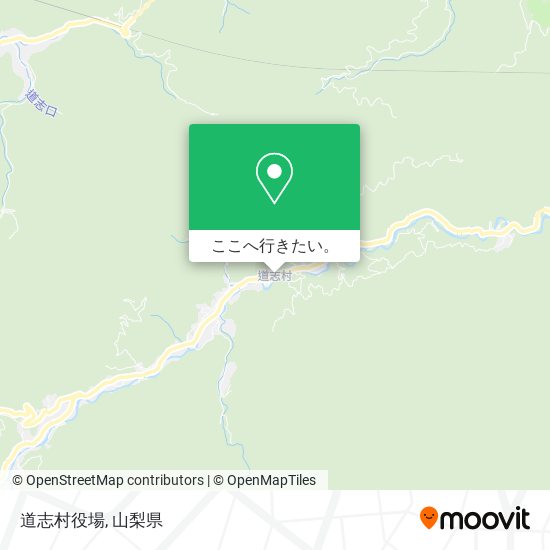道志村役場地図