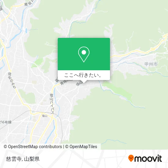 慈雲寺地図