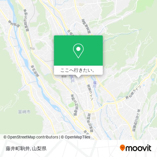 藤井町駒井地図