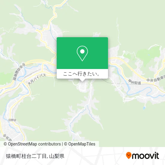 猿橋町桂台二丁目地図