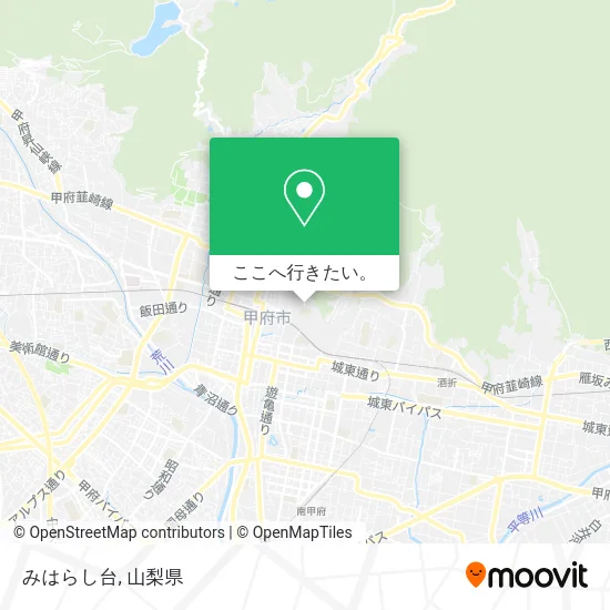 みはらし台地図