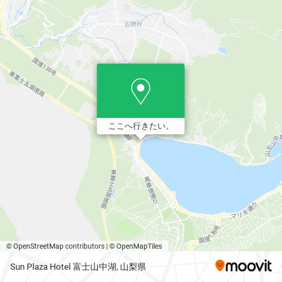 Sun Plaza Hotel 富士山中湖地図