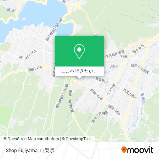 Shop Fujiyama地図