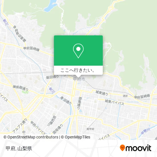 甲府地図